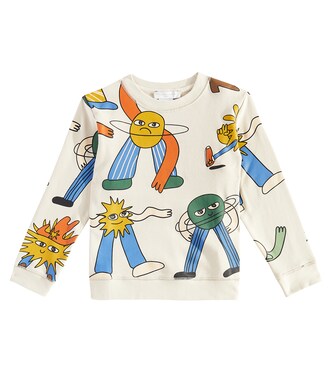 Printed cotton jersey sweatshirt | Stella McCartney Kids