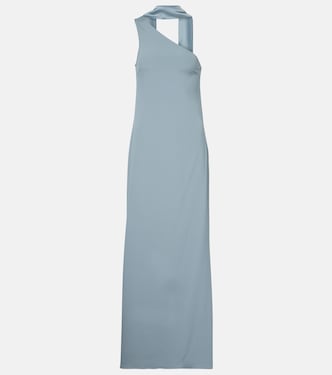 Caroline one-shoulder crêpe cady gown | Taller Marmo