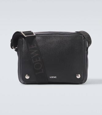 Bolso al hombro Pebble Medium de piel | Loewe
