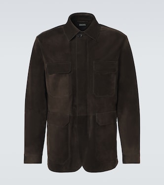 Leather field jacket | Zegna