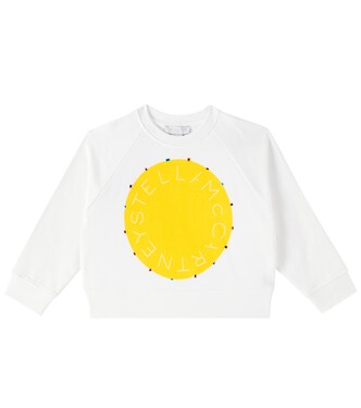 Embellished printed cotton sweatshirt | Stella McCartney Kids