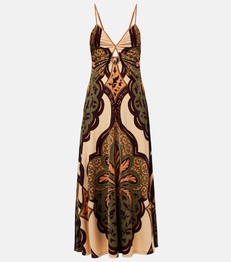 Bedrucktes Midikleid aus Jersey | Johanna Ortiz