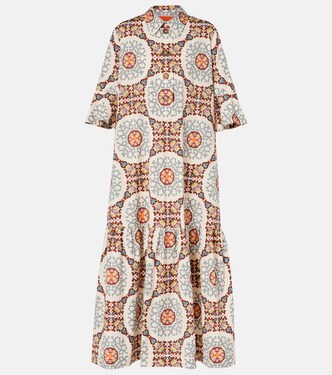 Robe chemise Artemis imprimée en coton | La DoubleJ