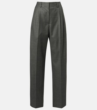 Low-rise wool wide-leg pants | Givenchy