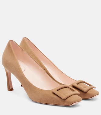 Pumps Trompette 70 aus Veloursleder | Roger Vivier