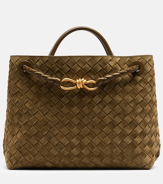 Andiamo Medium suede tote bag | Bottega Veneta