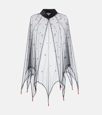 Fangtastic embellished tulle cape | Tutu Du Monde