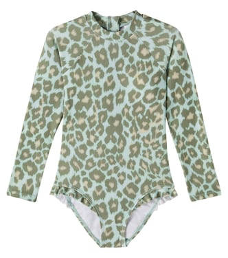 Leopard-print swimsuit | Zimmermann Kids