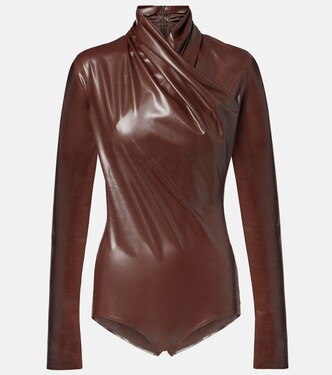 Draped bodysuit | Mugler