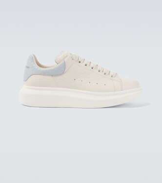 Oversized leather sneakers | McQueen