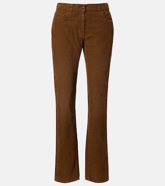 Bodhi cotton corduroy high-rise pants | The Row