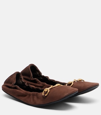 Ballerinas Horsebit aus Leder | Gucci