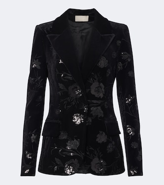 Blazer aus Samt mit Pailletten | Elie Saab