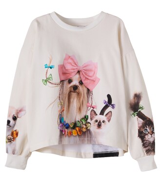 Reniza printed cotton-blend jersey T-shirt | Molo