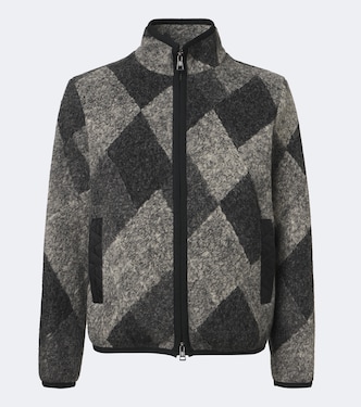 Argyle wool-blend jacket | Moncler