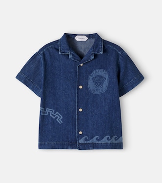 Chemise Medusa en denim | Versace Kids