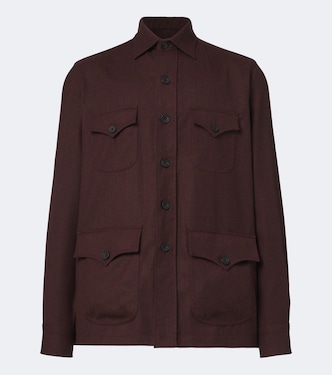 Wool overshirt | Rubinacci