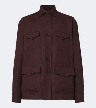 Wool overshirt | Rubinacci