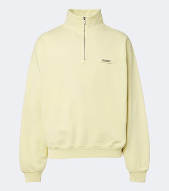 Sweat-shirt Gros Grain en coton à col zippé | Jacquemus