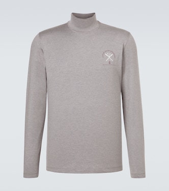 Sudadera con falda de seda | Brunello Cucinelli