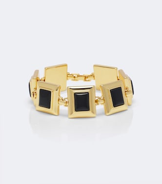  Onyx 18kt gold-plated bracelet | Déhanche