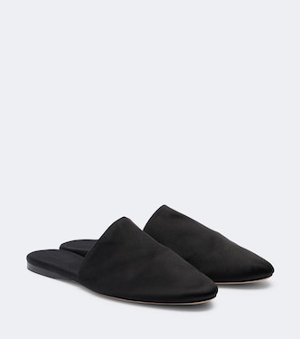 Tilda satin mules | The Row