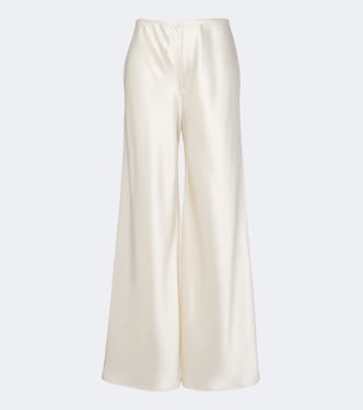 Pantalones anchos Barb de satén | Leset