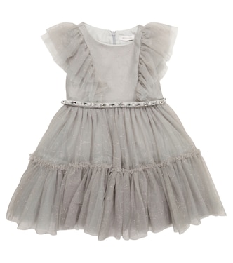 Sparkling tulle dress | Monnalisa