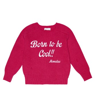 Intarsia wool sweater | Monnalisa