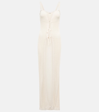 Robe de plage Elianne en crochet | Nanushka