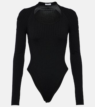 Ribbed-knit bodysuit | Alaïa