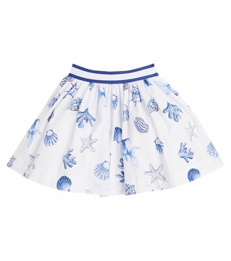 Printed cotton skirt | Monnalisa