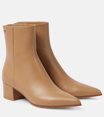 Lyell 45 leather ankle boots | Gianvito Rossi