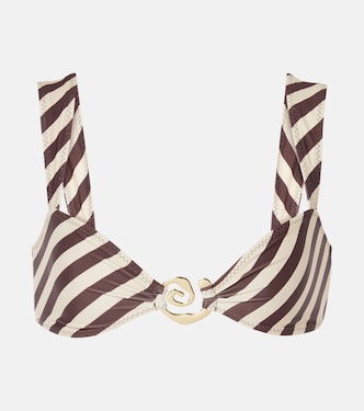 Haut de bikini Spiral rayé | Same