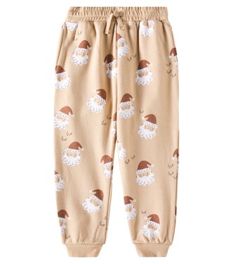 Printed cotton-blend sweatpants | Rylee + Cru