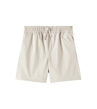 Cotton-blend gabardine shorts | Dolce&Gabbana Kids