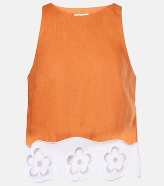 Top Mika in sangallo di lino | Staud