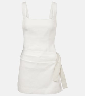 Robe Jessamine Tie en lin | SIR