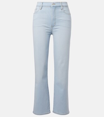 Le Sleek high-rise straight jeans | Frame