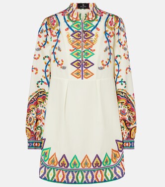 Printed cotton minidress | Etro