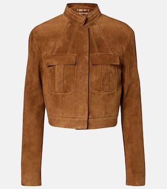 Cropped suede jacket | Tom Ford