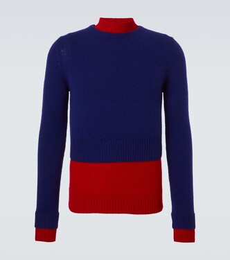 Layered wool sweater | Jil Sander