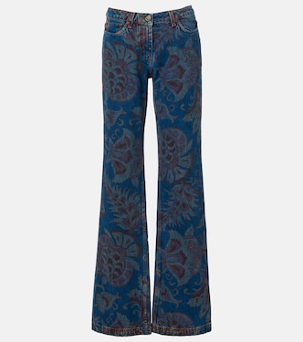 Floral flared jeans | Etro