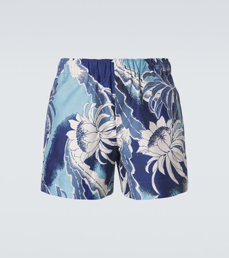 Floral cotton swim trunks | JW Anderson