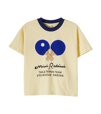Printed cotton jersey T-shirt | Mini Rodini