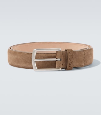 Triple Stitch suede belt | Zegna