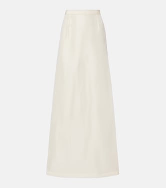 Silk faille maxi skirt | Gucci
