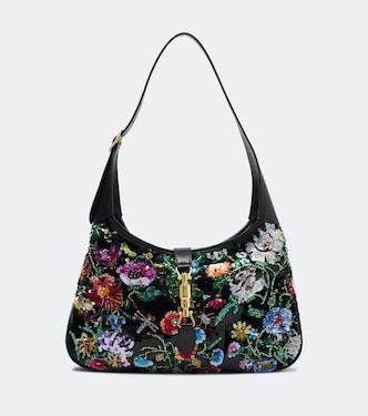 Gucci Jackie 1961 Medium sequined shoulder bag | Gucci