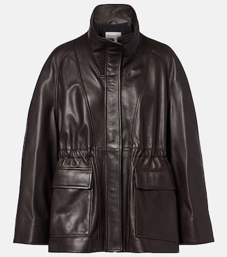 Veste Quai en cuir | Nour Hammour