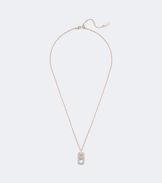 So Move 18kt gold necklace with diamonds | Messika